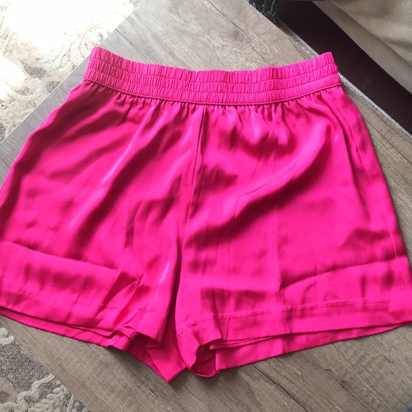 Victorias Secret Hot Pink Pajama Shorts 